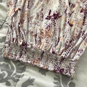 Mudd Tops - Rose gold & plum top Mudd Tops - Rose gold & plum top